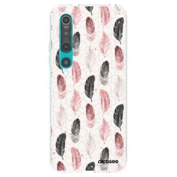 Átlátszó szilikon tok az alábbi mobiltelefonokra Xiaomi Mi 10 - Feather 2