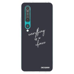 Átlátszó szilikon tok az alábbi mobiltelefonokra Xiaomi Mi 10 - Everything is a choice