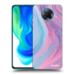 Fekete szilikon tok az alábbi mobiltelefonokra Xiaomi Poco F2 Pro - Pink liquid