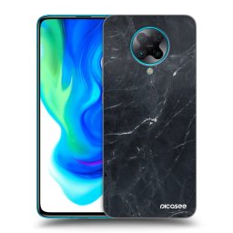 Fekete szilikon tok az alábbi mobiltelefonokra Xiaomi Poco F2 Pro - Black marble