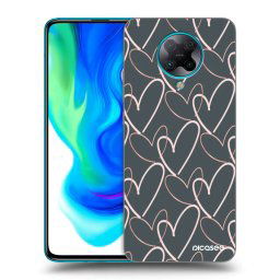 Fekete szilikon tok az alábbi mobiltelefonokra Xiaomi Poco F2 Pro - Lots of love
