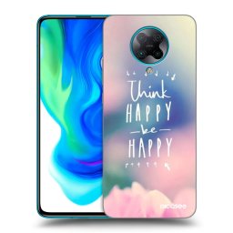 Fekete szilikon tok az alábbi mobiltelefonokra Xiaomi Poco F2 Pro - Think happy be happy