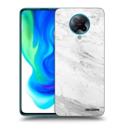 Fekete szilikon tok az alábbi mobiltelefonokra Xiaomi Poco F2 Pro - White marble