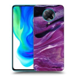 Fekete szilikon tok az alábbi mobiltelefonokra Xiaomi Poco F2 Pro - Purple glitter