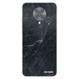 Átlátszó szilikon tok az alábbi mobiltelefonokra Xiaomi Poco F2 Pro - Black marble