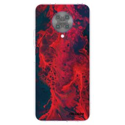 Átlátszó szilikon tok az alábbi mobiltelefonokra Xiaomi Poco F2 Pro - Organic red