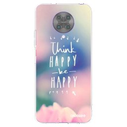 Átlátszó szilikon tok az alábbi mobiltelefonokra Xiaomi Poco F2 Pro - Think happy be happy