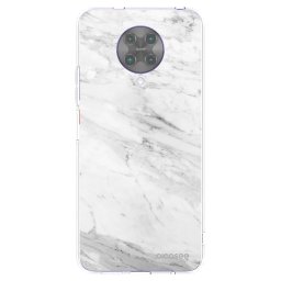 Átlátszó szilikon tok az alábbi mobiltelefonokra Xiaomi Poco F2 Pro - White marble