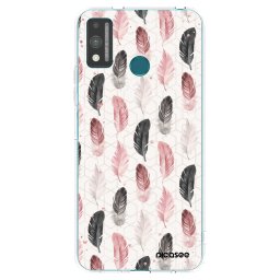 Átlátszó szilikon tok az alábbi mobiltelefonokra Honor 9X Lite - Feather 2