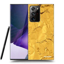 Átlátszó szilikon tok az alábbi mobiltelefonokra Samsung Galaxy Note 20 Ultra - Gold