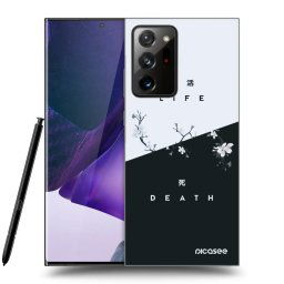 Fekete szilikon tok az alábbi mobiltelefonokra Samsung Galaxy Note 20 Ultra - Life - Death