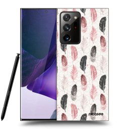 Fekete szilikon tok az alábbi mobiltelefonokra Samsung Galaxy Note 20 Ultra - Feather 2