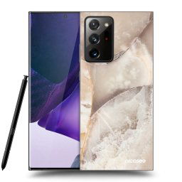 Fekete szilikon tok az alábbi mobiltelefonokra Samsung Galaxy Note 20 Ultra - Cream marble
