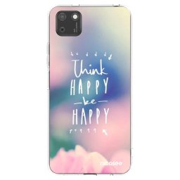 Átlátszó szilikon tok az alábbi mobiltelefonokra Huawei Y5P - Think happy be happy