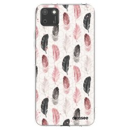 Átlátszó szilikon tok az alábbi mobiltelefonokra Huawei Y5P - Feather 2