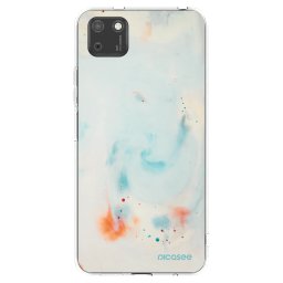 Átlátszó szilikon tok az alábbi mobiltelefonokra Huawei Y5P - Splash