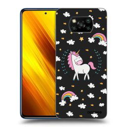 Fekete szilikon tok az alábbi mobiltelefonokra Xiaomi Poco X3 - Unicorn star heaven