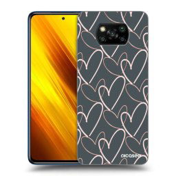 Fekete szilikon tok az alábbi mobiltelefonokra Xiaomi Poco X3 - Lots of love