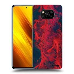 Fekete szilikon tok az alábbi mobiltelefonokra Xiaomi Poco X3 - Organic red