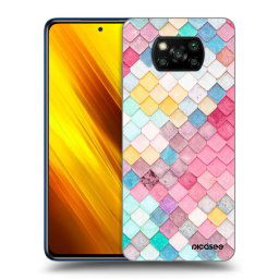 Fekete szilikon tok az alábbi mobiltelefonokra Xiaomi Poco X3 - Colorful roof
