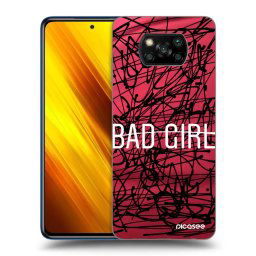 Fekete szilikon tok az alábbi mobiltelefonokra Xiaomi Poco X3 - Bad girl