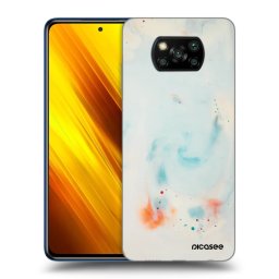 Fekete szilikon tok az alábbi mobiltelefonokra Xiaomi Poco X3 - Splash
