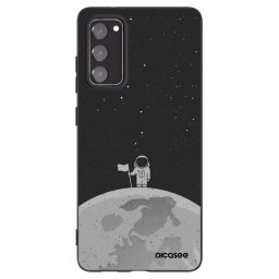 Fekete szilikon tok az alábbi mobiltelefonokra Samsung Galaxy S20 FE - Astronaut