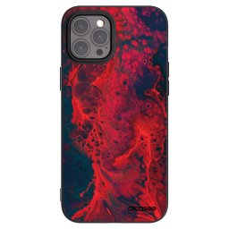 Fekete szilikon tok az alábbi mobiltelefonokra Apple iPhone 12 Pro Max - Organic red