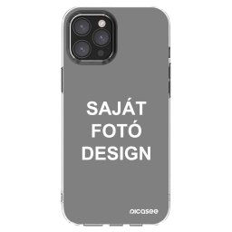 Átlátszó szilikon tok az alábbi mobiltelefonokra Apple iPhone 12 Pro Max - Saját fotó/motívum