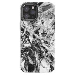 Átlátszó szilikon tok az alábbi mobiltelefonokra Apple iPhone 12 Pro Max - Chrome