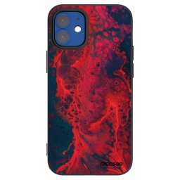 Fekete szilikon tok az alábbi mobiltelefonokra Apple iPhone 12 mini - Organic red
