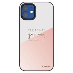 Fekete szilikon tok az alábbi mobiltelefonokra Apple iPhone 12 mini - You create your own opportunities