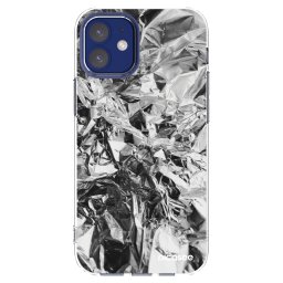 Átlátszó szilikon tok az alábbi mobiltelefonokra Apple iPhone 12 mini - Chrome
