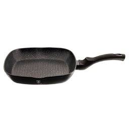Berlinger Haus Grill serpenyő 28 cm márvány bevonat Black Silver Collection BH 1846 Kifutó termék!