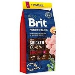 Brit Premium by Nature Adult L 15+3kg