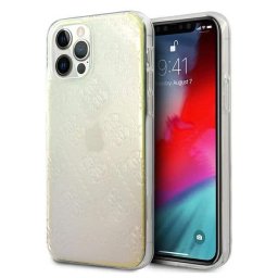 Guess 4G 3D Pattern iPhone 12/12 Pro telefontok (opál)