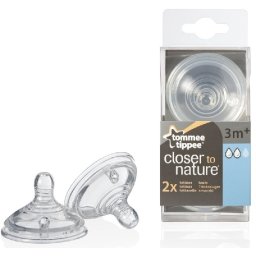 Tommee Tippee CTN Közepes folyású cumisüveg cumi 2 db