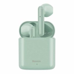 Baseus Encok W09 vezetéknélküli fülhallgató TWS Bluetooth 5.0 (zöld)