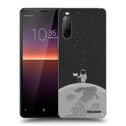 Fekete szilikon tok az alábbi mobiltelefonokra Sony Xperia 10 II - Astronaut