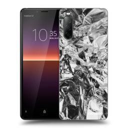 Fekete szilikon tok az alábbi mobiltelefonokra Sony Xperia 10 II - Chrome