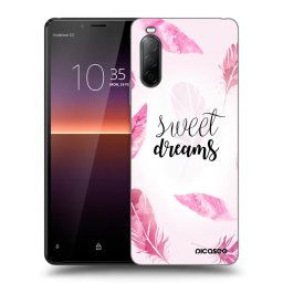 Fekete szilikon tok az alábbi mobiltelefonokra Sony Xperia 10 II - Sweet dreams