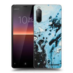 Fekete szilikon tok az alábbi mobiltelefonokra Sony Xperia 10 II - Organic blue