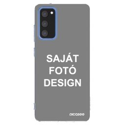 Átlátszó szilikon tok az alábbi mobiltelefonokra Samsung Galaxy S20 FE - Saját fotó/motívum