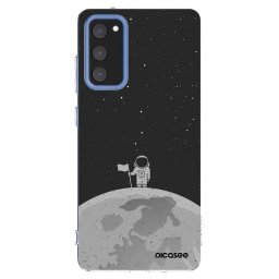Átlátszó szilikon tok az alábbi mobiltelefonokra Samsung Galaxy S20 FE - Astronaut