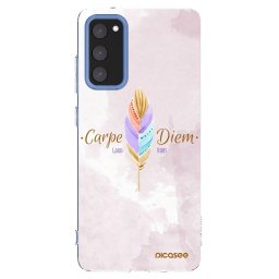 Átlátszó szilikon tok az alábbi mobiltelefonokra Samsung Galaxy S20 FE - Carpe Diem