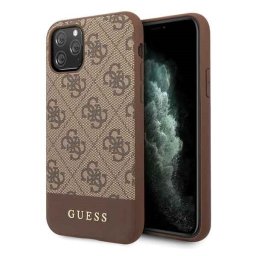 Guess 4G Stripe iPhone 12/12 Pro telefontok (barna)