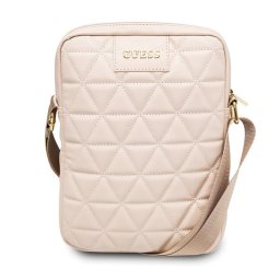 Guess Quilted 10" tablet tartó táska (rózsaszín)