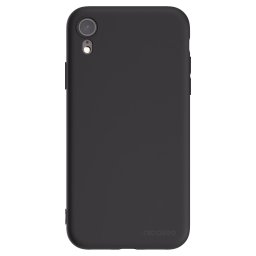 Fekete szilikon tok az alábbi mobiltelefonokra Apple iPhone XR - Clear