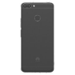 Átlátszó szilikon tok az alábbi mobiltelefonokra Huawei P Smart - Clear