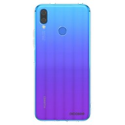 Átlátszó szilikon tok az alábbi mobiltelefonokra Huawei Nova 3i - Clear